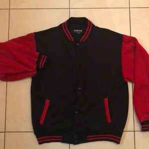 Black and red jacket